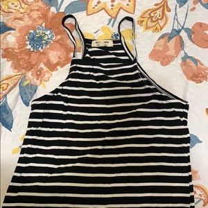 Striped halter top